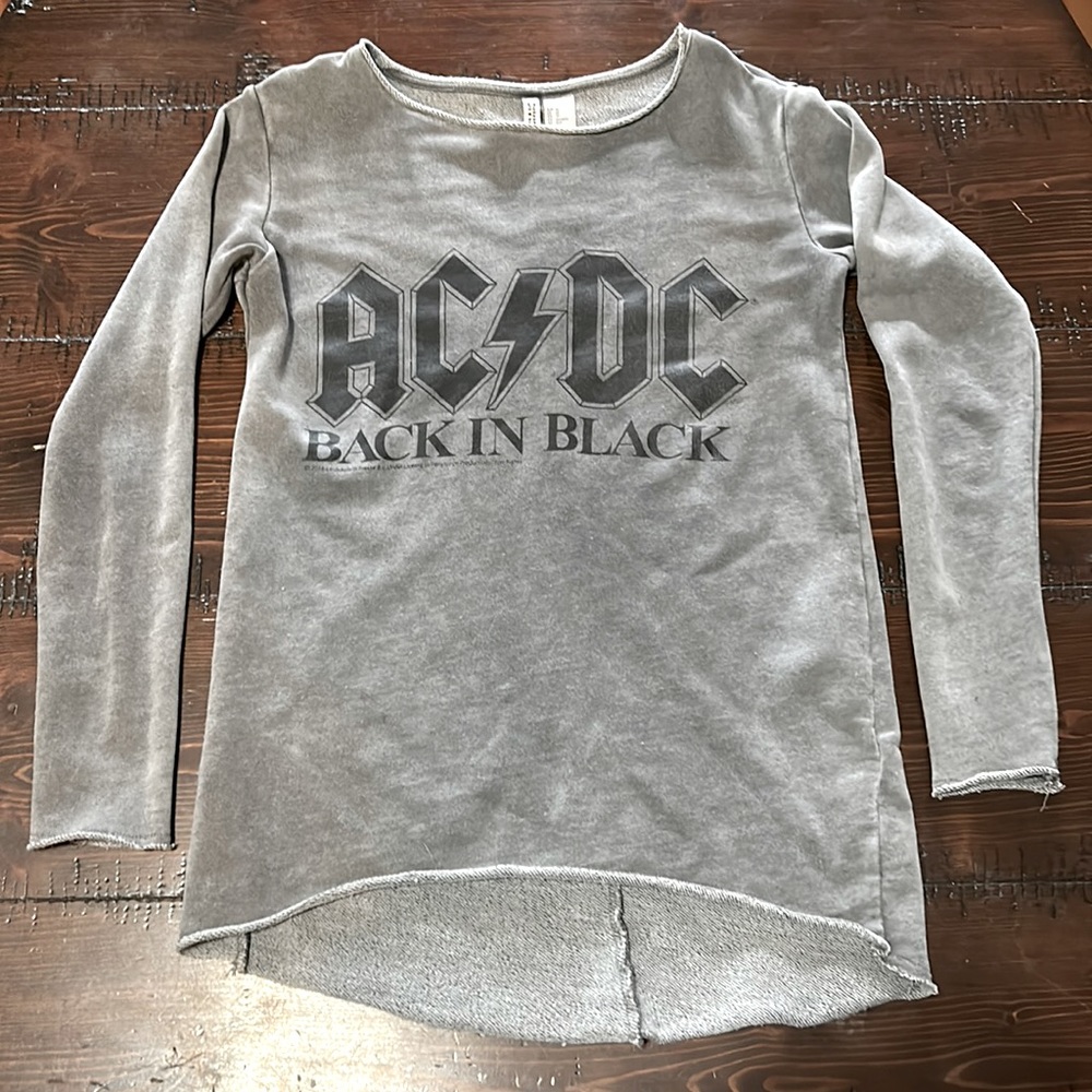 AC/DC back in black sweatshirt